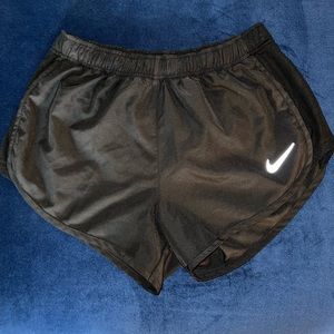 Black Nike shorts size medium with panty line